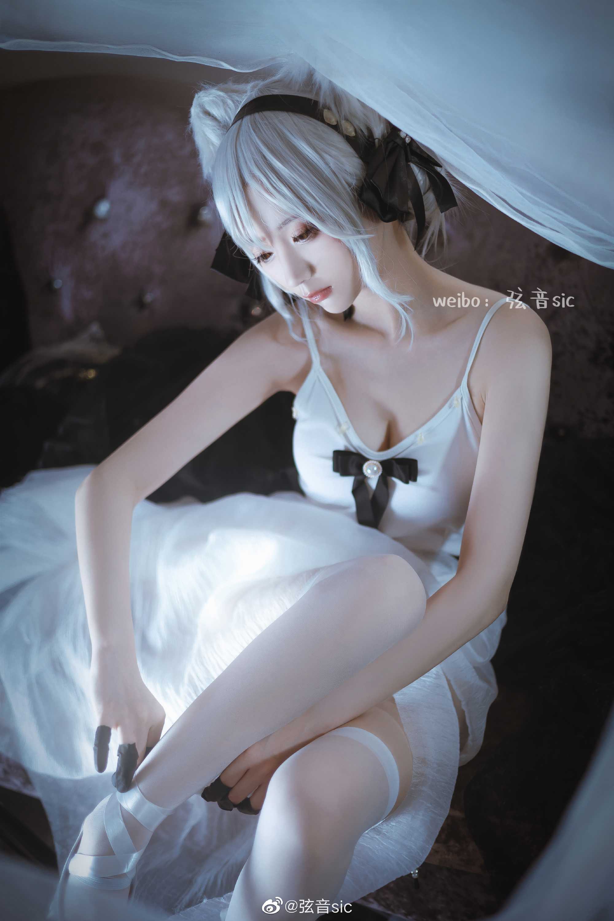 这套芭蕾又是早早做完衣服就开摆了捏 明日方舟 林雨霞