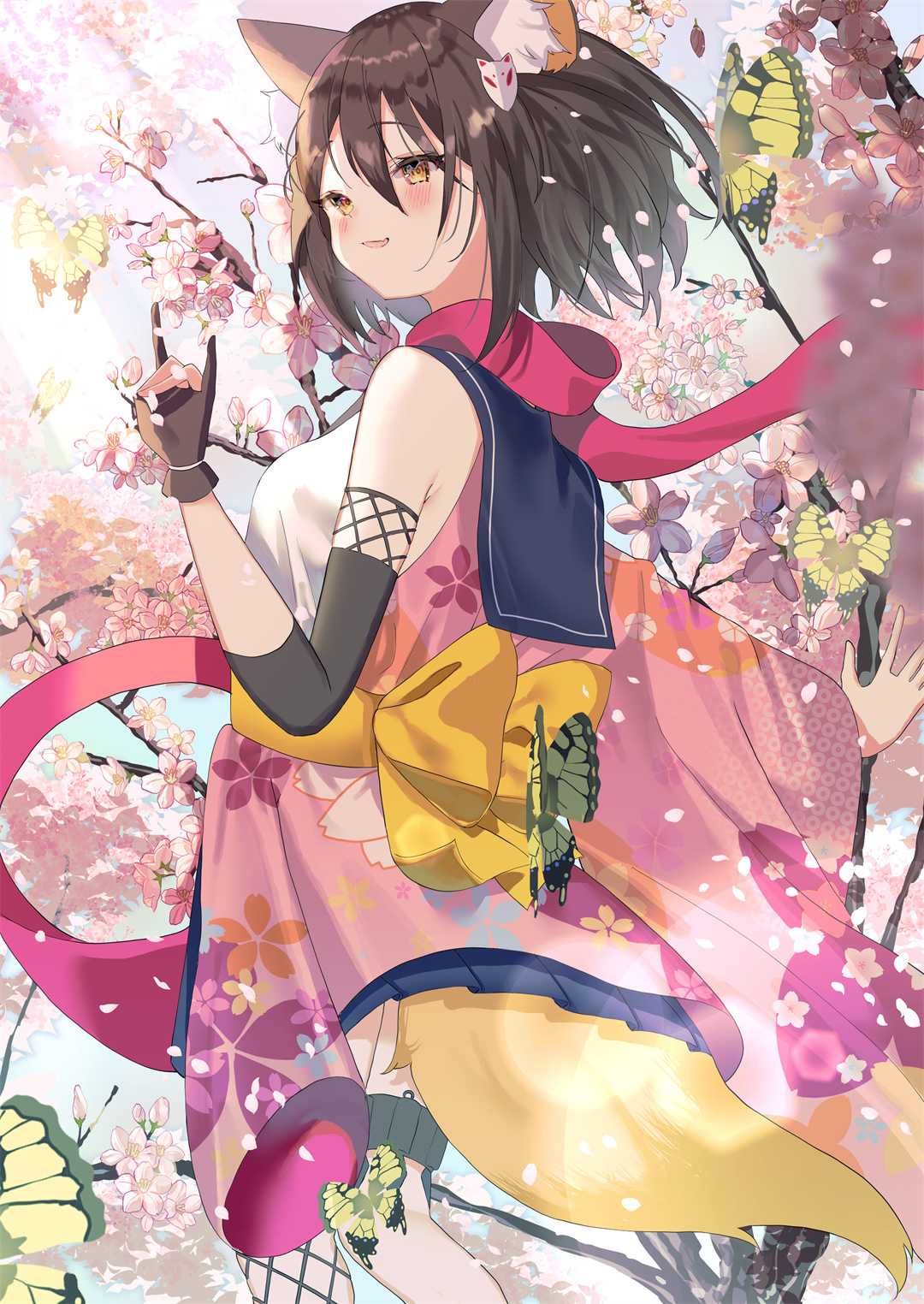 【P站画师】兽耳 猫娘？狠狠赞一个日本画师じんべい的插画作品