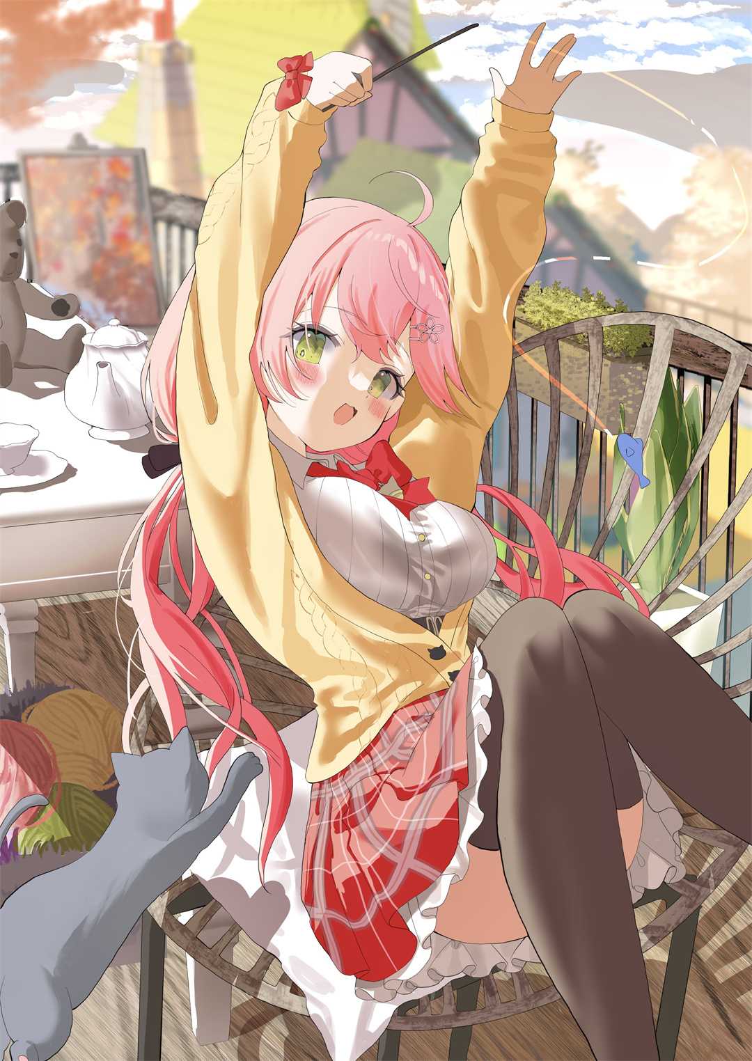 【P站画师】兽耳 猫娘？狠狠赞一个日本画师じんべい的插画作品