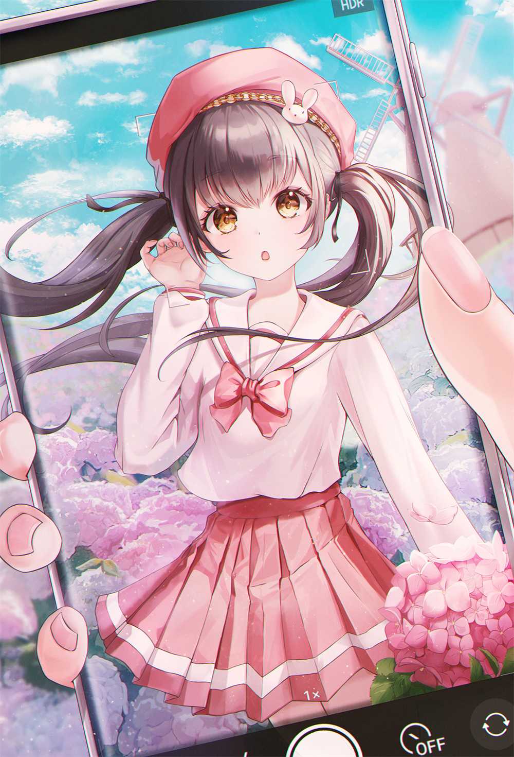 【P站美图】双马尾 美少女 日本插画师Prana的绘画美图壁纸推荐