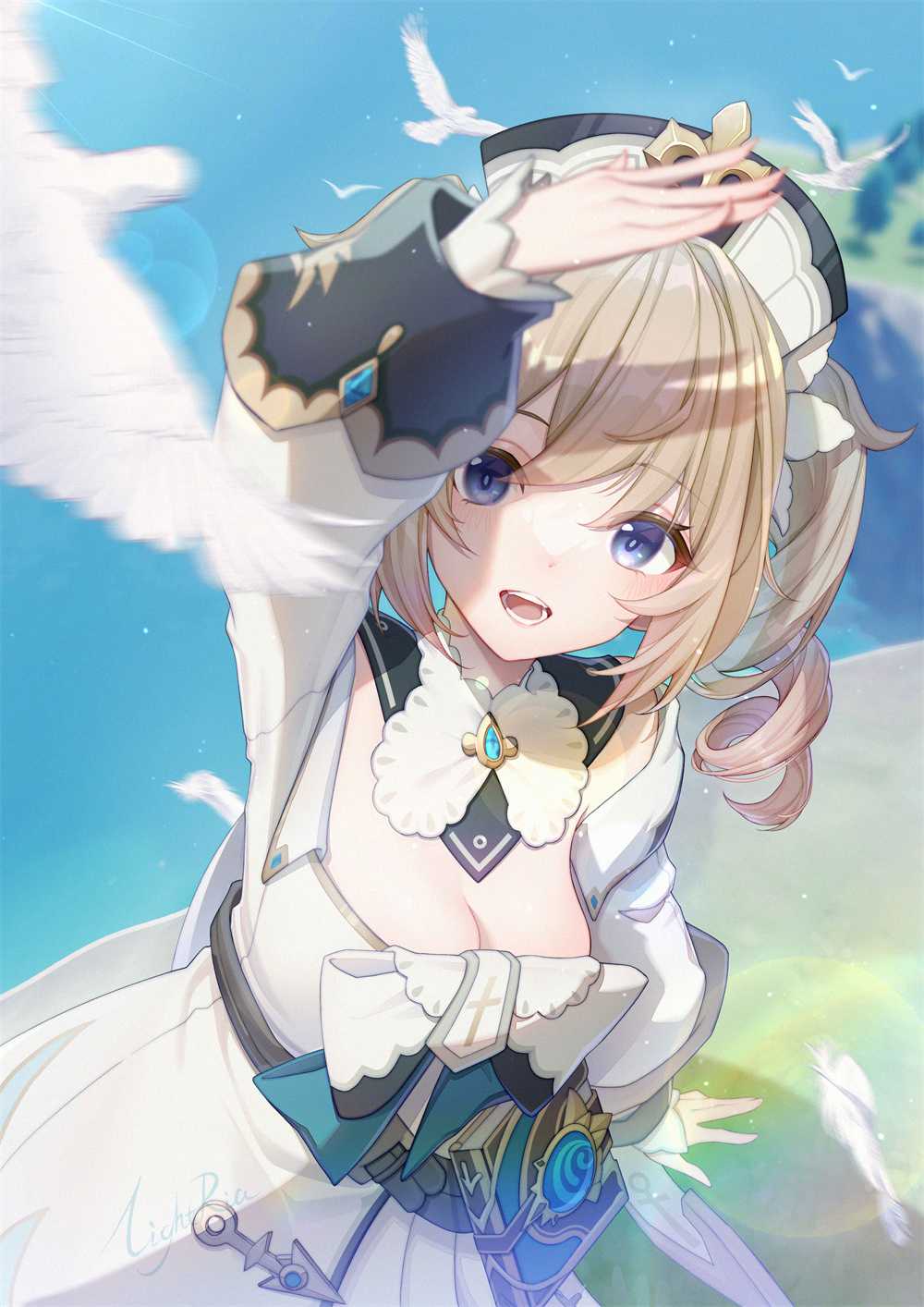 【P站画师】申鹤 妮露 原神全家桶 日本插画师LightRia的美图壁纸作品推荐