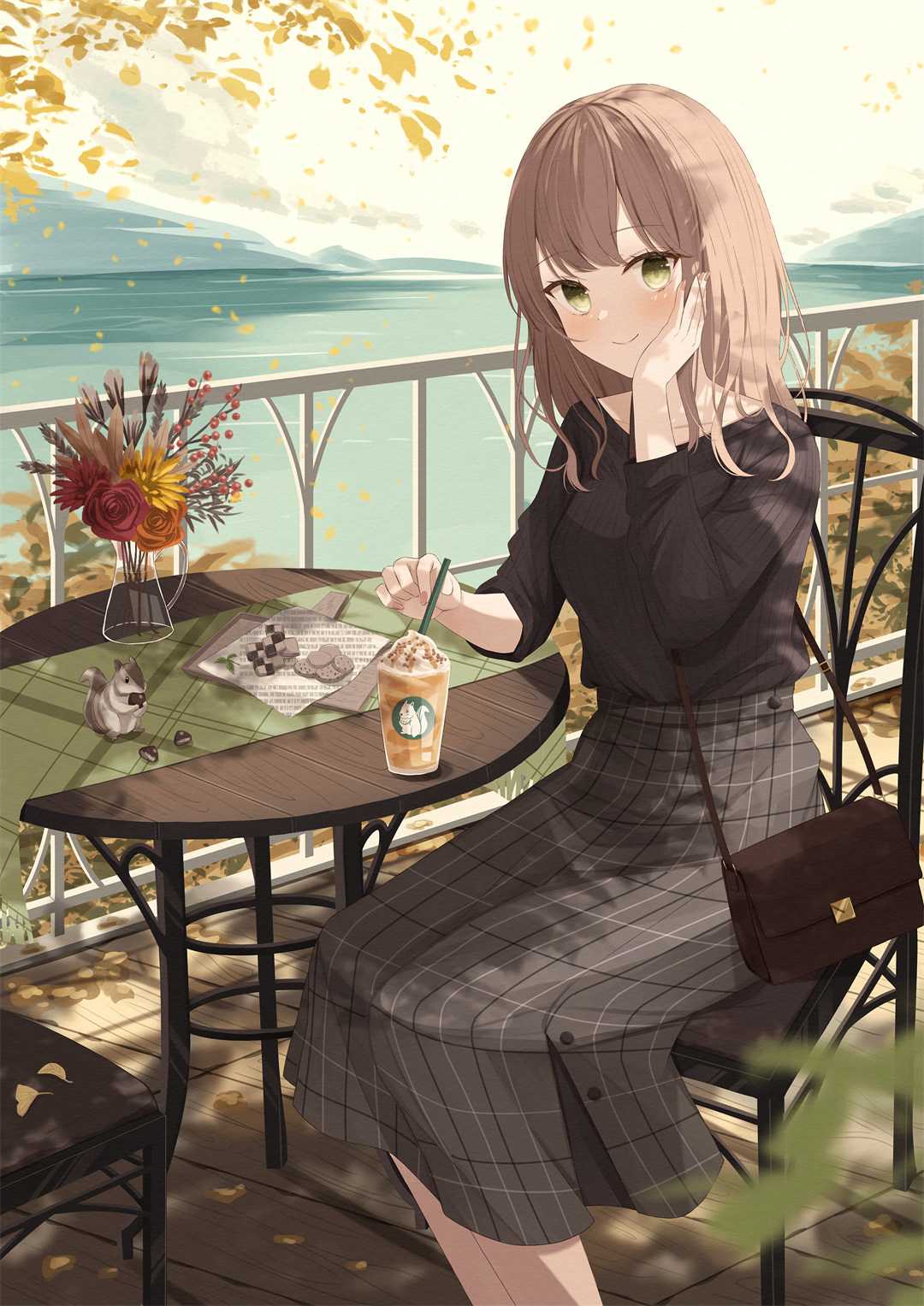 【P站画师】水手服少女，小清新插画 日本插画师千道センリ的美图壁纸作品推荐