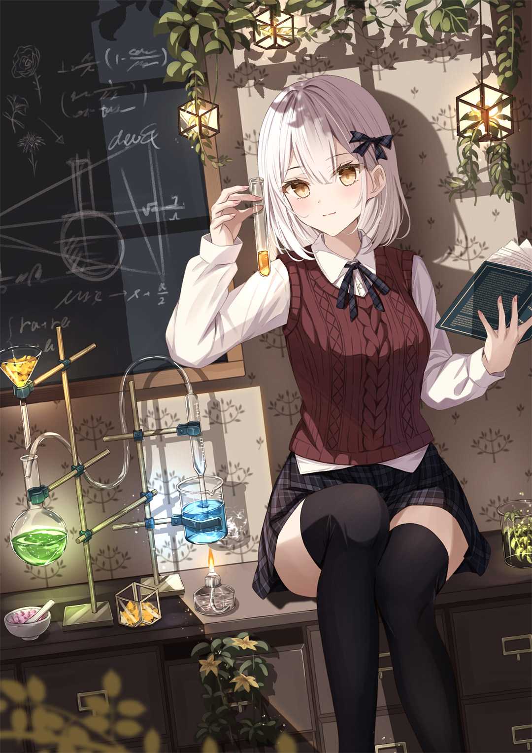 【P站画师】水手服少女，小清新插画 日本插画师千道センリ的美图壁纸作品推荐