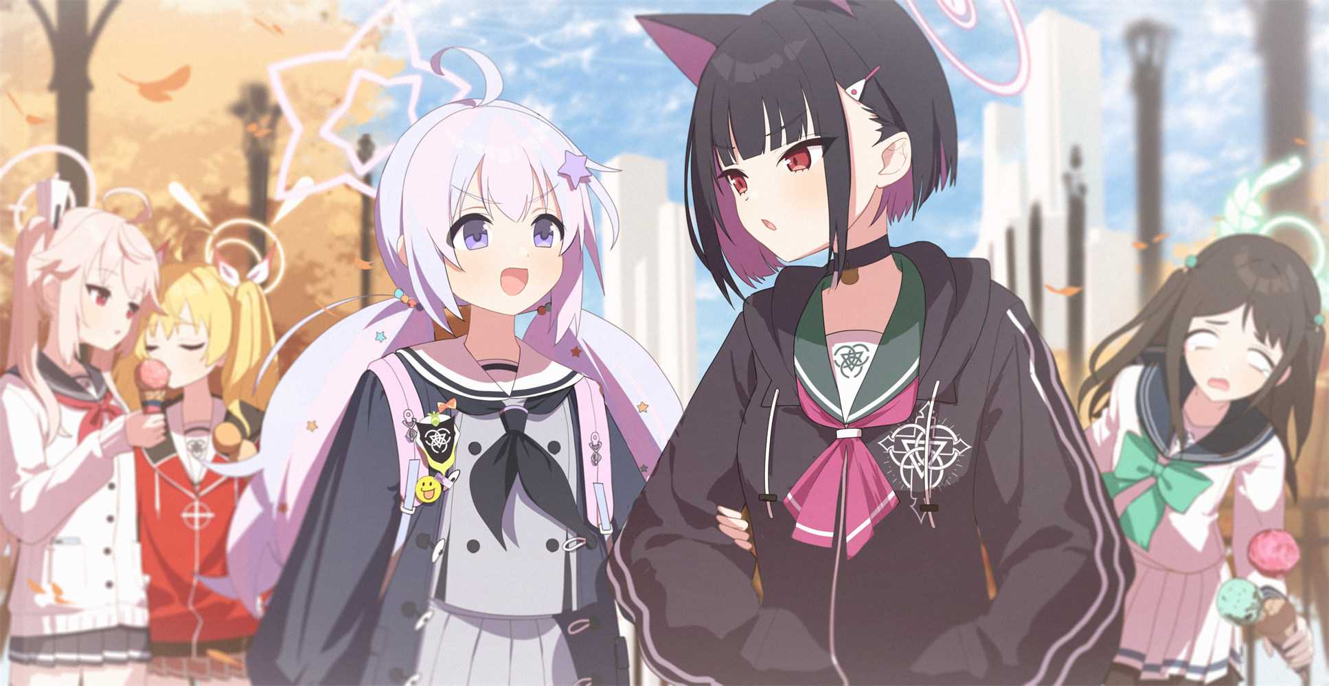 【P站画师】黒舘ハルナ 古关忧 碧蓝爱好者日本插画师kaerunrun的美图壁纸作品推荐