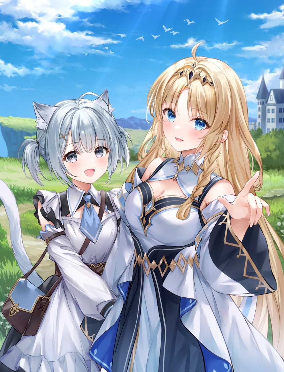 【P站画师】JK少女、兽耳萝莉、御姐？ 画师ひげ猫的插画作品