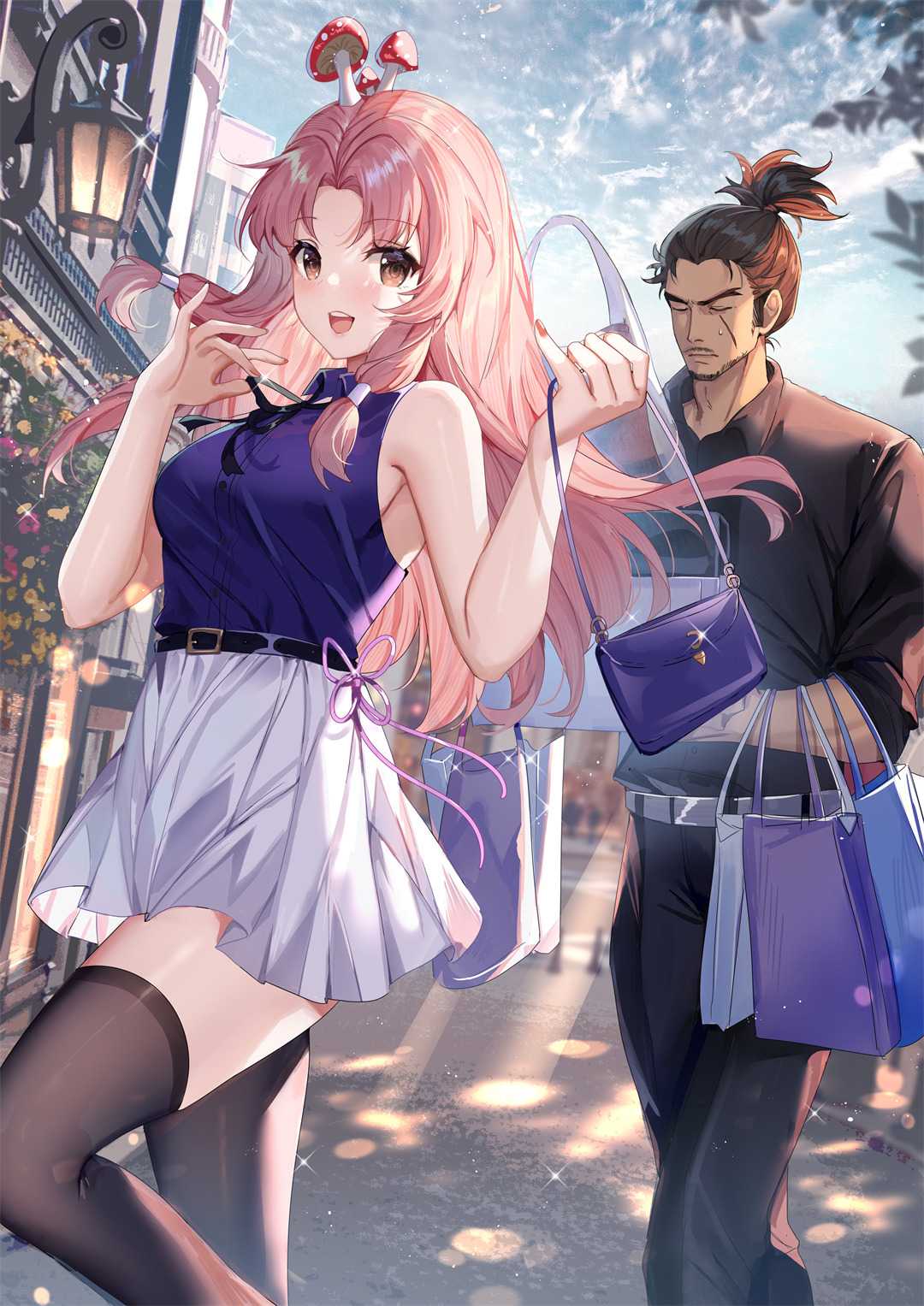 【P站画师】屑狐狸  MIKU 椰羊甘雨 中国插画师山桂贰的美图作品推荐